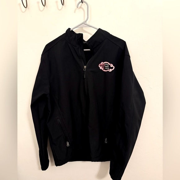 GIRLS GONE WINE Port Authority Black Jacket with Embroidered Logo - Picture 2 of 6